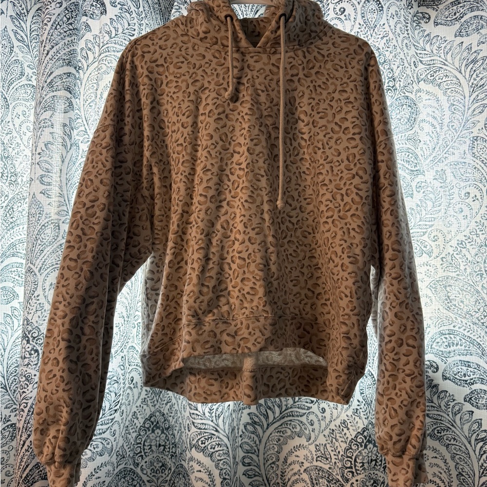 Abercrombie & Fitch Brown Patterned Hoodie